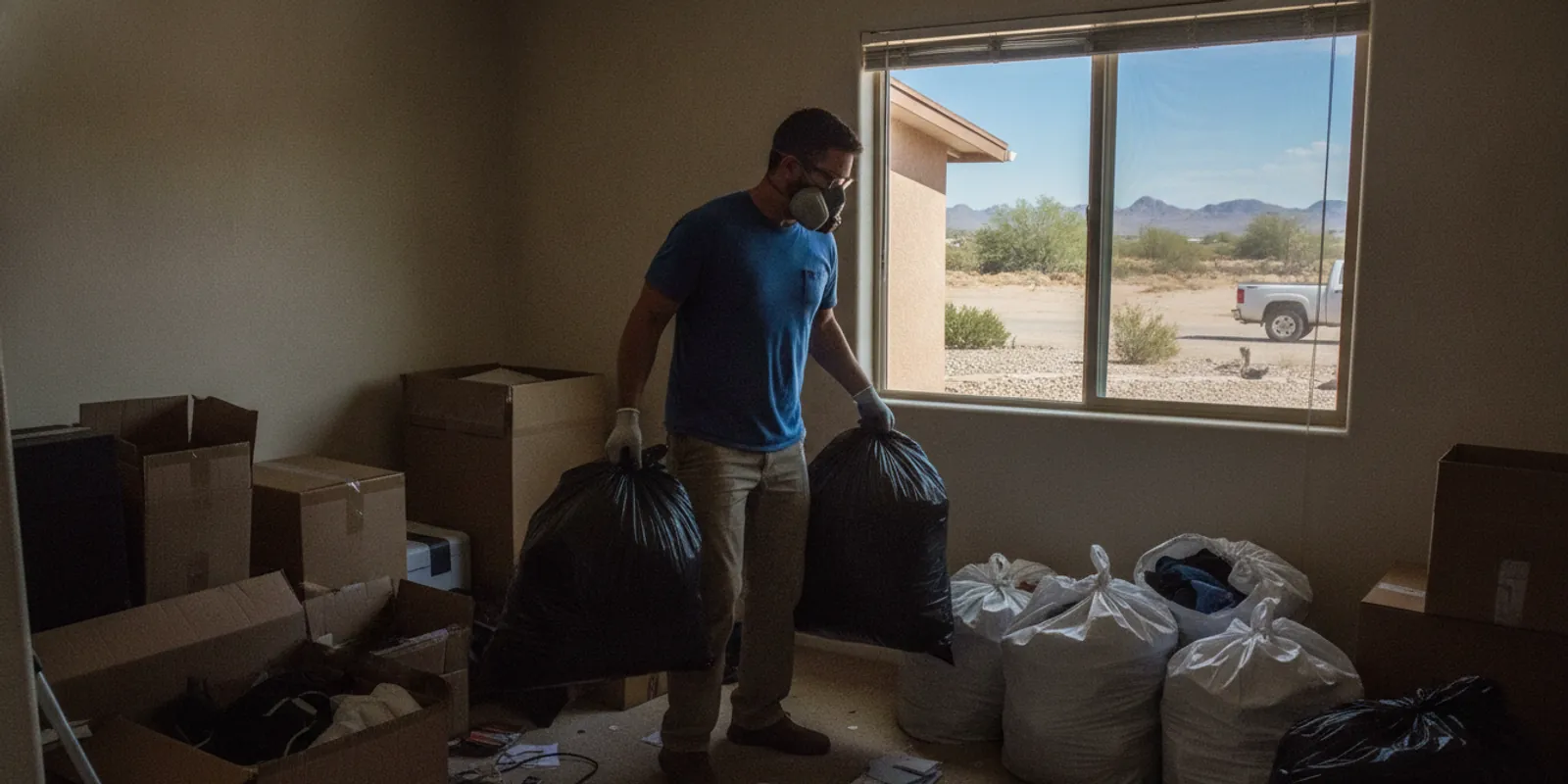 Full-home decluttering and hoarding cleanup in Horizon City