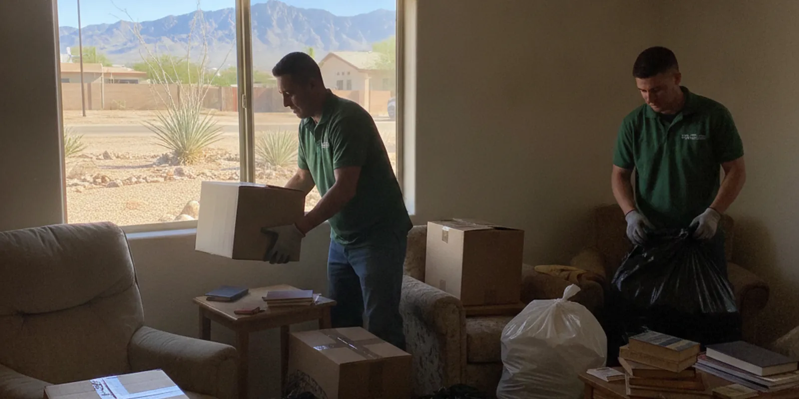 Full-home decluttering and hoarding cleanup in Horizon City
